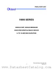 I1810X datasheet pdf Winbond Electronics