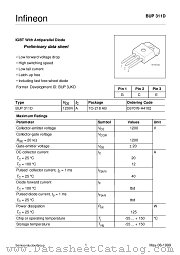 BUP311D datasheet pdf Infineon