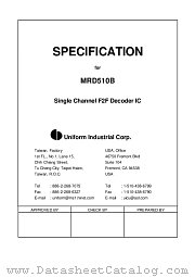 MRD510B datasheet pdf etc