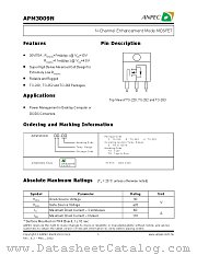 APM3009NGC-TU datasheet pdf ANPEC Electronics Corporation