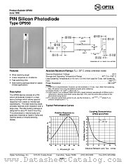 OP950 datasheet pdf Optek Technology