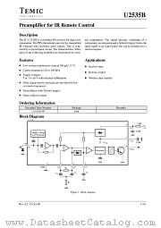 U2535B-FP datasheet pdf TEMIC
