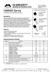 TO-220FP datasheet pdf Hi-Sincerity Microelectronics
