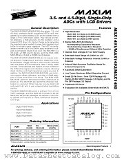 MAX1491CAI datasheet pdf MAXIM - Dallas Semiconductor