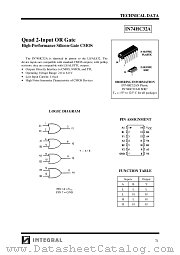 IN74HC32AN datasheet pdf INTEGRAL Semiconductor Devices