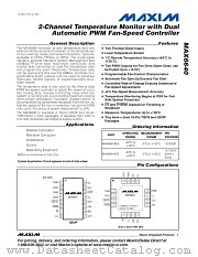 MAX6640ATE datasheet pdf MAXIM - Dallas Semiconductor