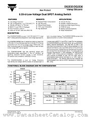 DG2535DN-T1-E4 datasheet pdf Vishay