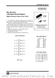 IN74HC05A datasheet pdf INTEGRAL Semiconductor Devices