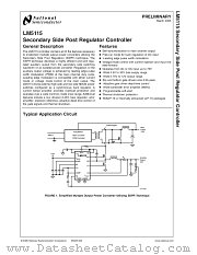 LM5115MM datasheet pdf National Semiconductor