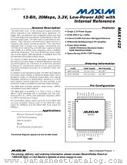 MAX1422CCM datasheet pdf MAXIM - Dallas Semiconductor