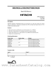 HD29026AFP datasheet pdf Hitachi Semiconductor