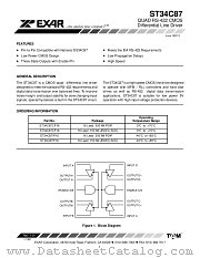 ST34C87IF16 datasheet pdf Exar
