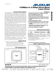 MAX3656E datasheet pdf MAXIM - Dallas Semiconductor