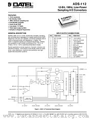 ADS-112MC datasheet pdf Datel