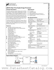 LM9704 datasheet pdf National Semiconductor
