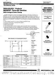 MDC1000CT3 datasheet pdf Motorola