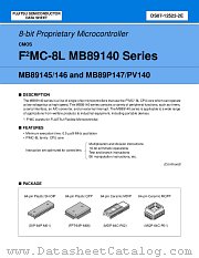 MB89PV140CF-102-ES datasheet pdf Fujitsu Microelectronics
