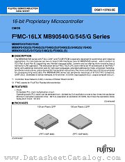 MB90543G datasheet pdf Fujitsu Microelectronics
