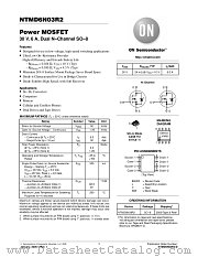 NTMD6N03R2 datasheet pdf ON Semiconductor