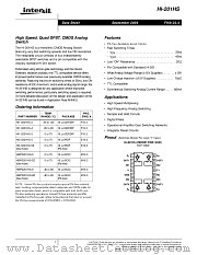 HI3-0201HS-5 datasheet pdf Intersil