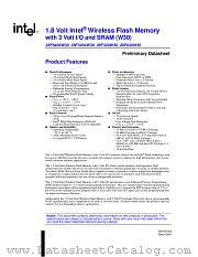 GT28F640W30B70 datasheet pdf Intel