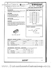 M54514AP datasheet pdf Mitsubishi Electric Corporation