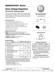 BZX84C6V2ET3 datasheet pdf ON Semiconductor