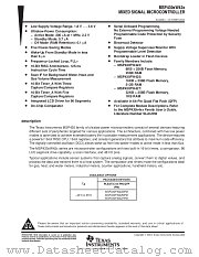 MSP430XW42X datasheet pdf Texas Instruments