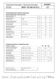 BSM150GB60DLC datasheet pdf Eupec GmbH