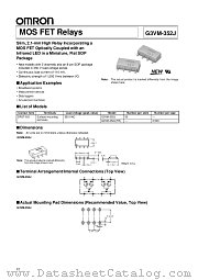 G3VM-352J datasheet pdf OMRON Electronics