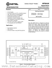 MT89L80AN datasheet pdf Mitel Semiconductor