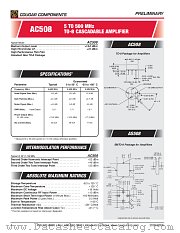 AC508 datasheet pdf Cougar Components