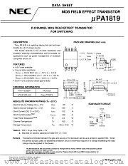UPA1819GR-9JG datasheet pdf NEC