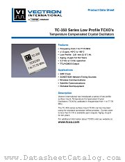 TC-350-DAD-156A-12.80 datasheet pdf Vectron