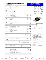 DE275-501N16 datasheet pdf IXYS Corporation