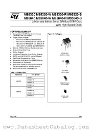 M95320-RDW3 datasheet pdf ST Microelectronics