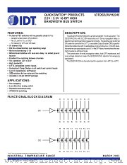 IDTQS32XVH2245Q2 datasheet pdf IDT