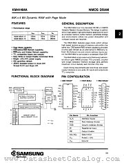 KM41464AP datasheet pdf Samsung Electronic