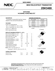 2SK3480 datasheet pdf NEC