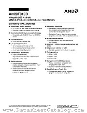 AMD29F010B-90FC datasheet pdf Advanced Micro Devices