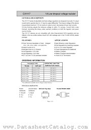CX1117-ADJ datasheet pdf Unknow