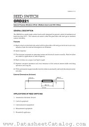 ORD221 datasheet pdf etc