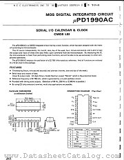 UPD1990AC datasheet pdf NEC