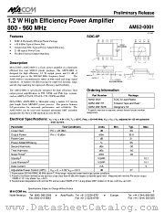 AM52-0001TR datasheet pdf Tyco Electronics