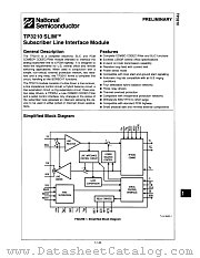 TP3210 datasheet pdf National Semiconductor