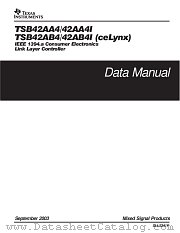 TSB42AA4PDT datasheet pdf Texas Instruments