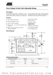 T2117-TAQ datasheet pdf Atmel