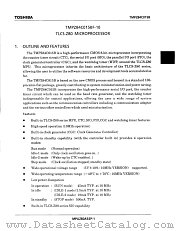 84C015BF-8 datasheet pdf TOSHIBA