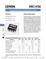 HMC147S8 datasheet pdf Hittite Microwave Corporation