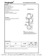 L-814PWC datasheet pdf Kingbright Electronic